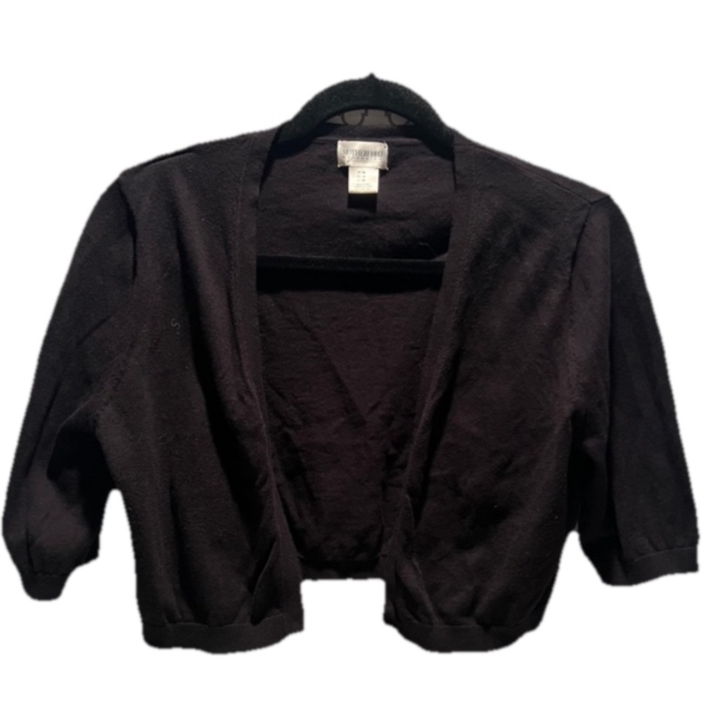 Motherhood Maternity Black Shrug Sweater - Size M Pregnancy